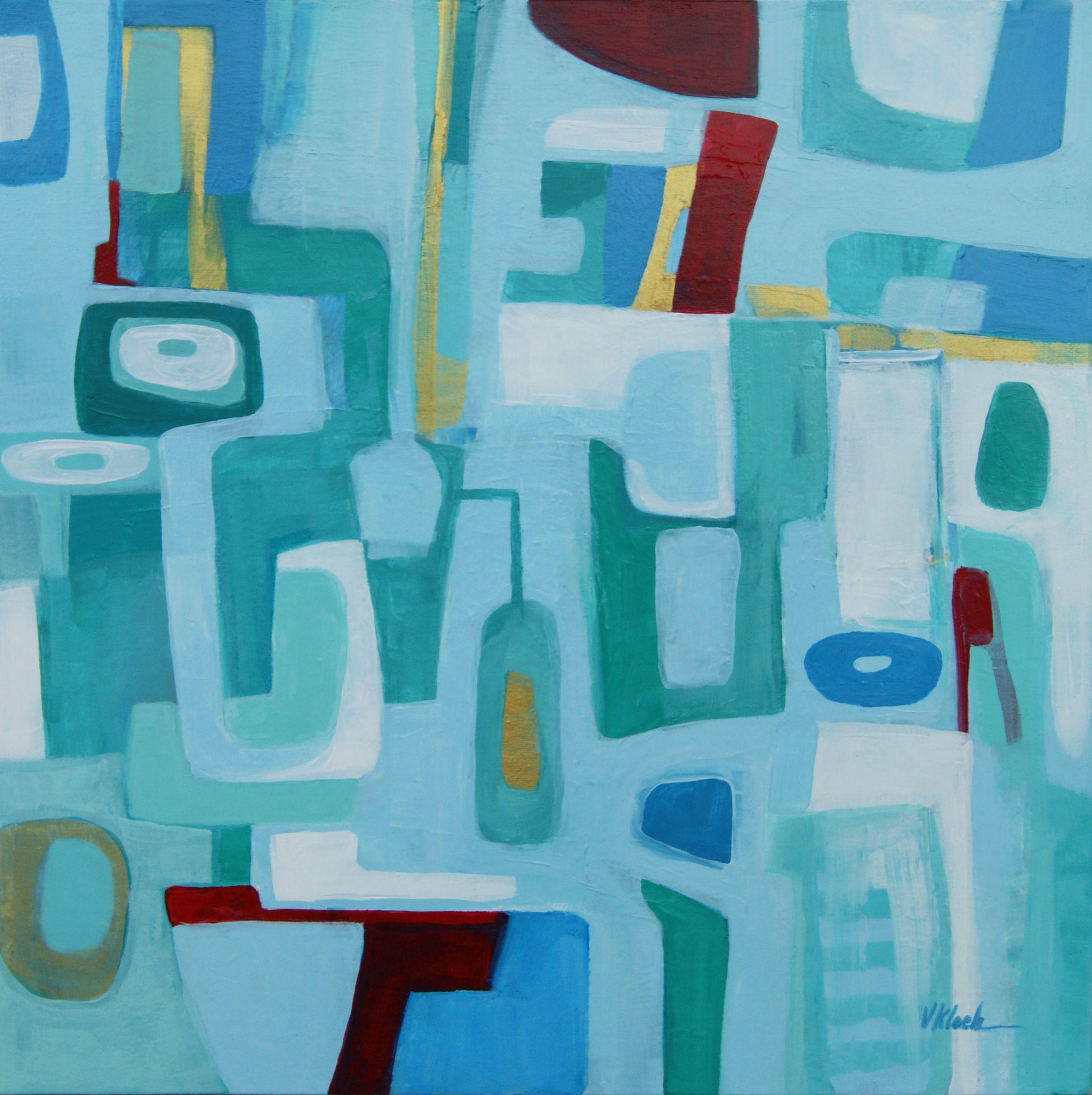 Mutamento di forma, Pittura, Acrilico su tela - Painting di Victoria Kloch