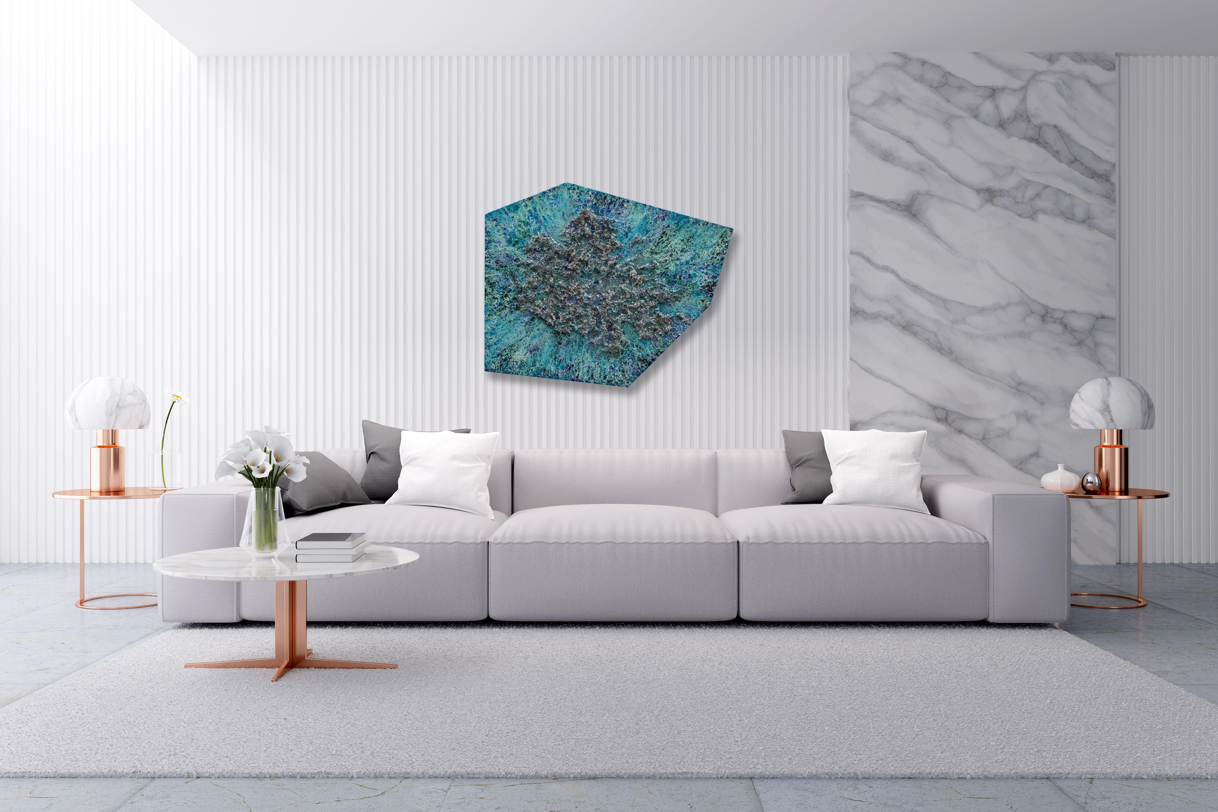 The World-XLI, Mixed Media on Canvas For Sale 1