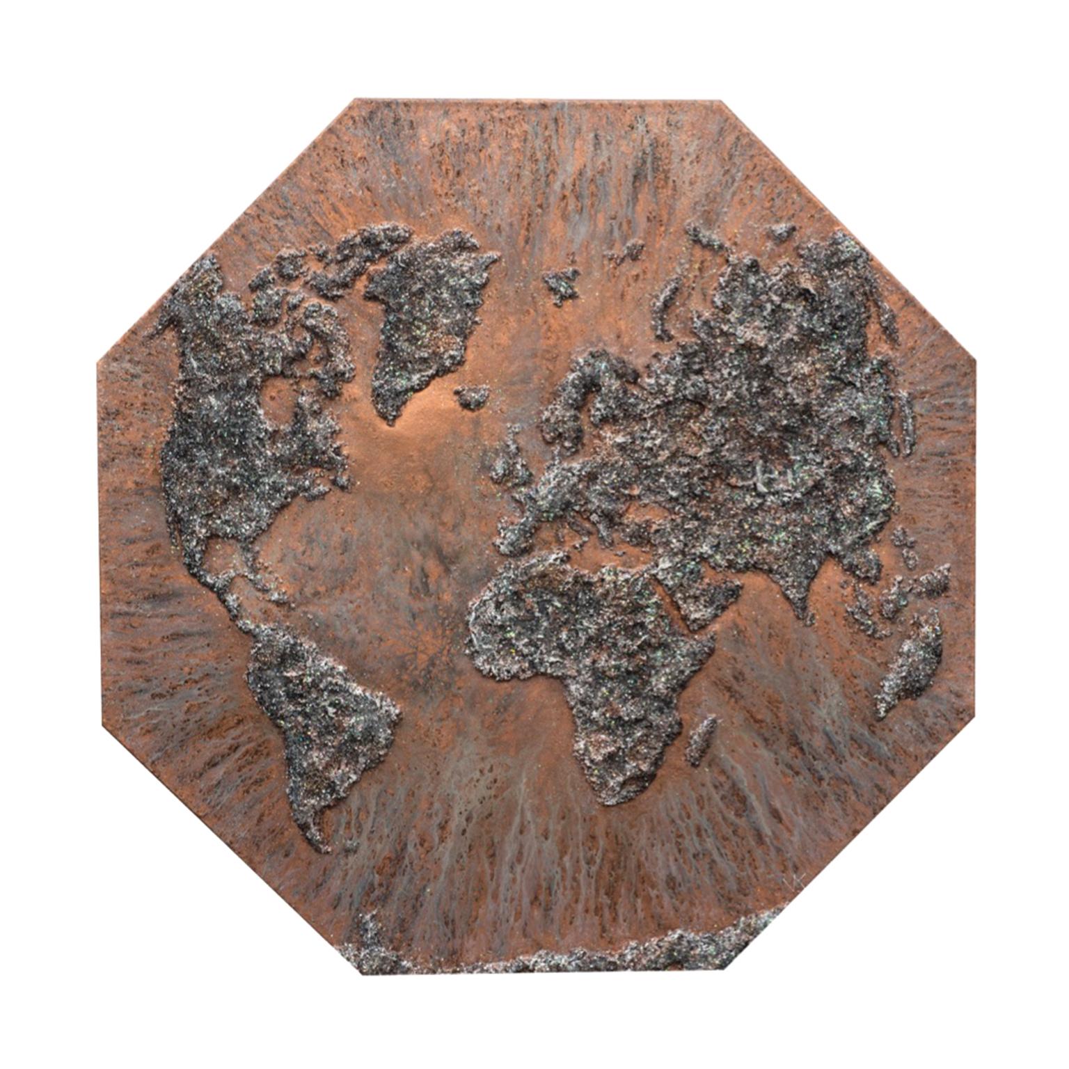 Il Mondo-XXXV, tecnica mista su tela - Mixed Media Art di Victoria Kovalenchikova