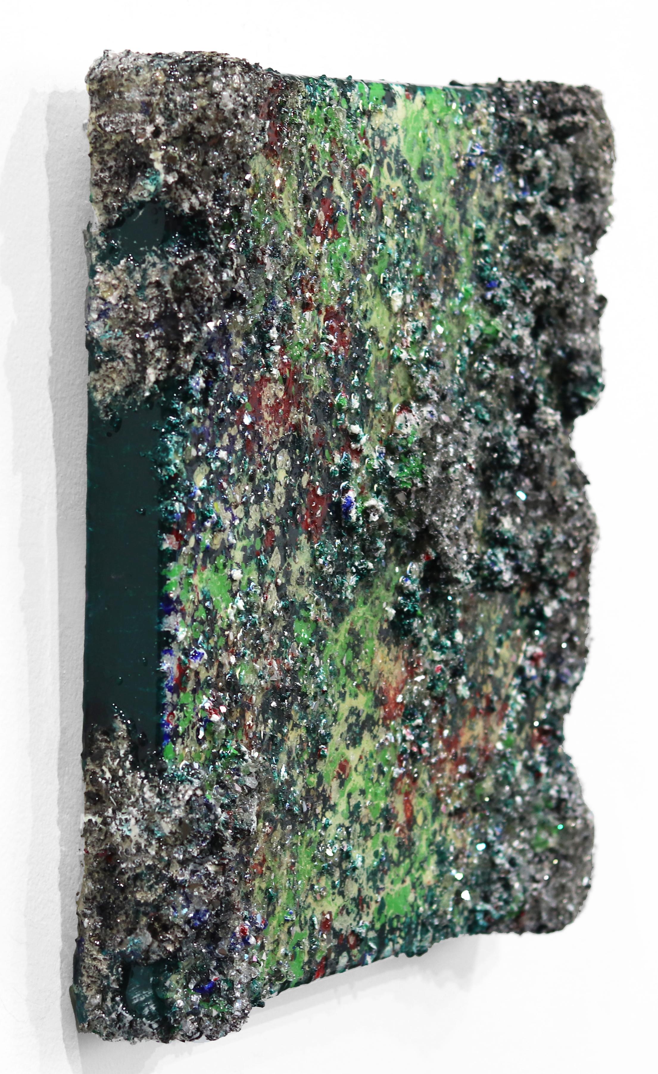 The Earth XXXI - 2  - Original Abstract Textural Wall Sculpture Painting For Sale 2