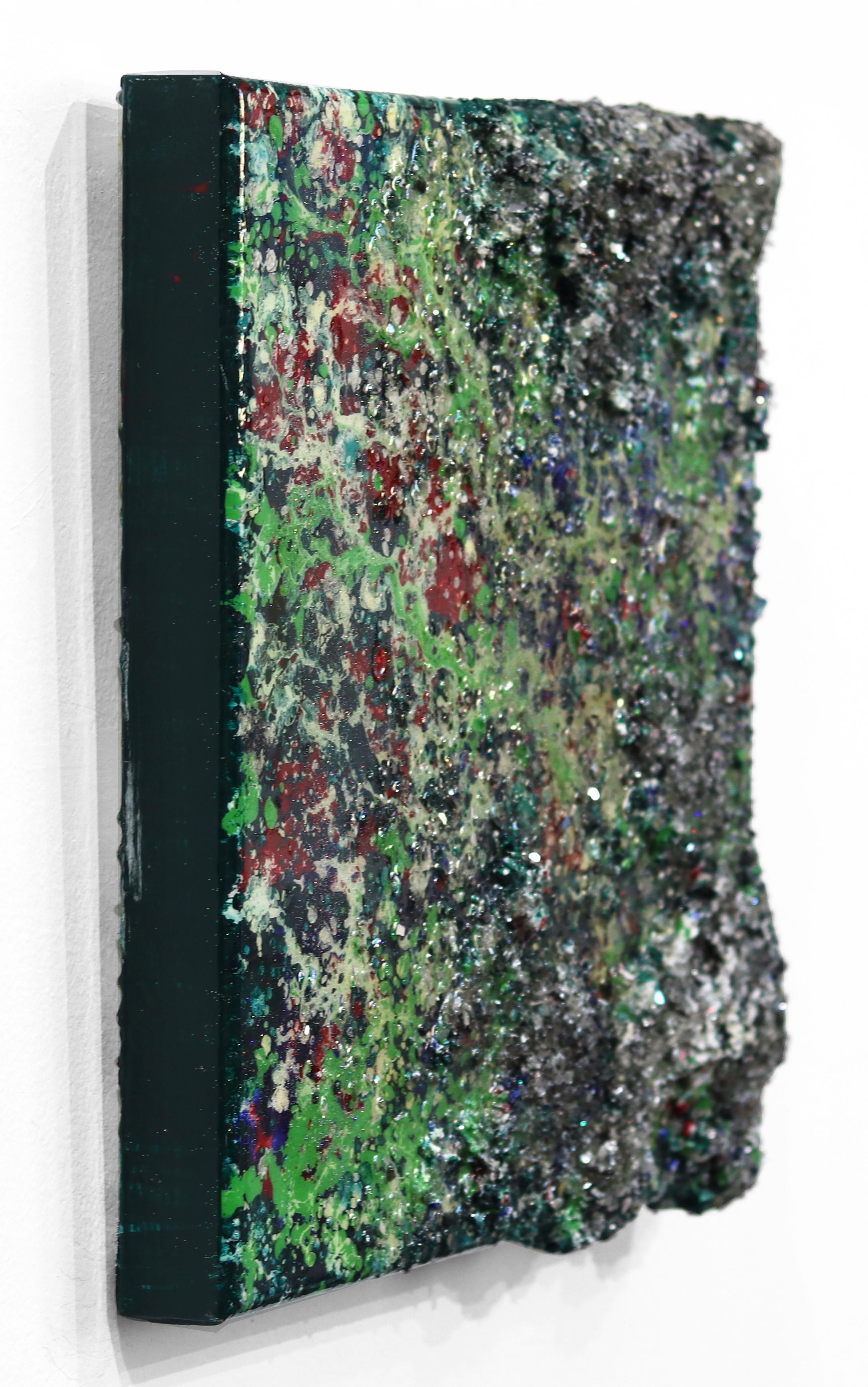The Earth XXXI - I  - Original Abstract Textural Wall Sculpture Painting For Sale 1