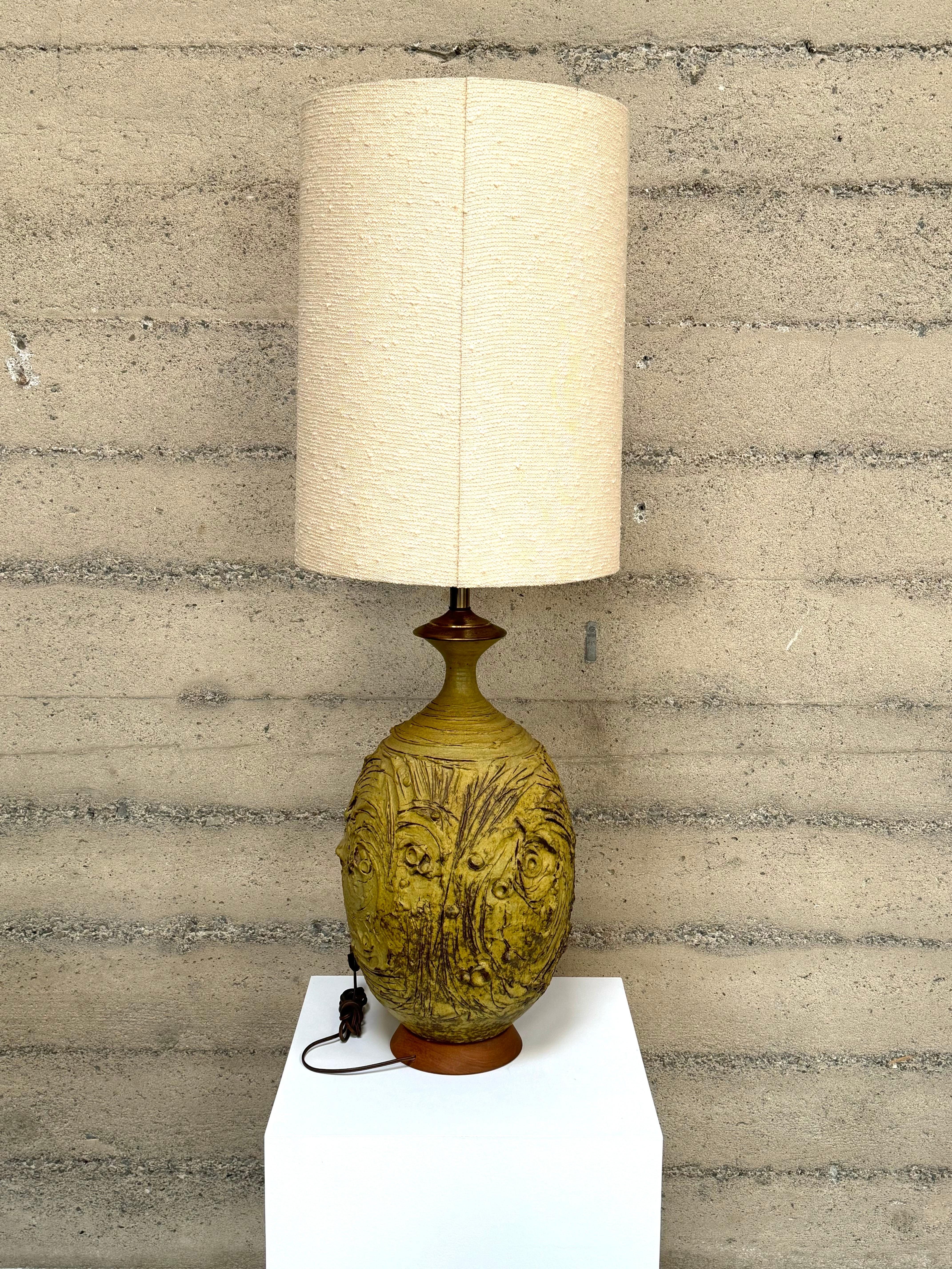 Organic Modern Victoria LittleJohn Studio Ceramic Table Lamp For Sale