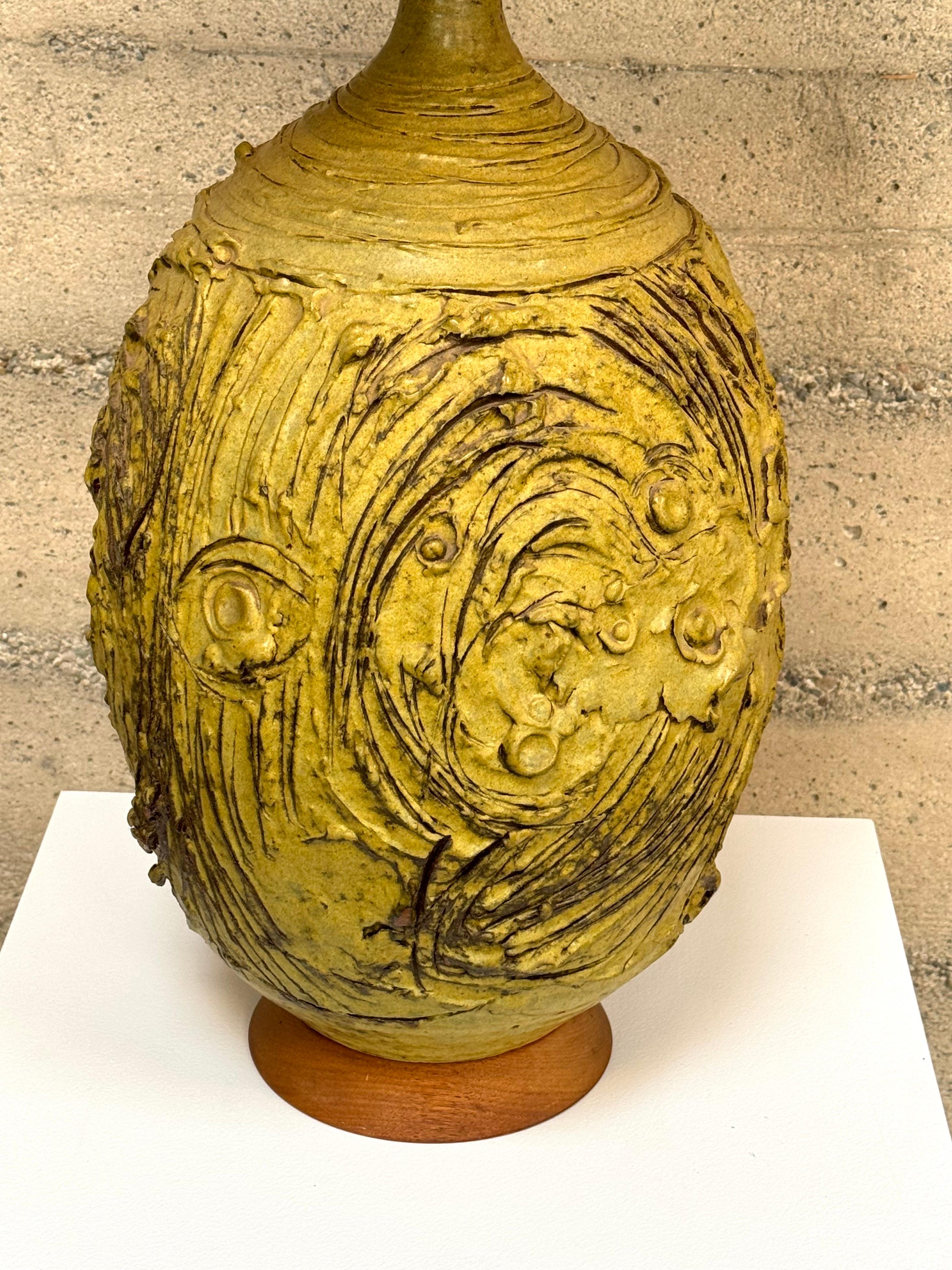 Hand-Crafted Victoria Littlejohn Studio Ceramic Table Lamp