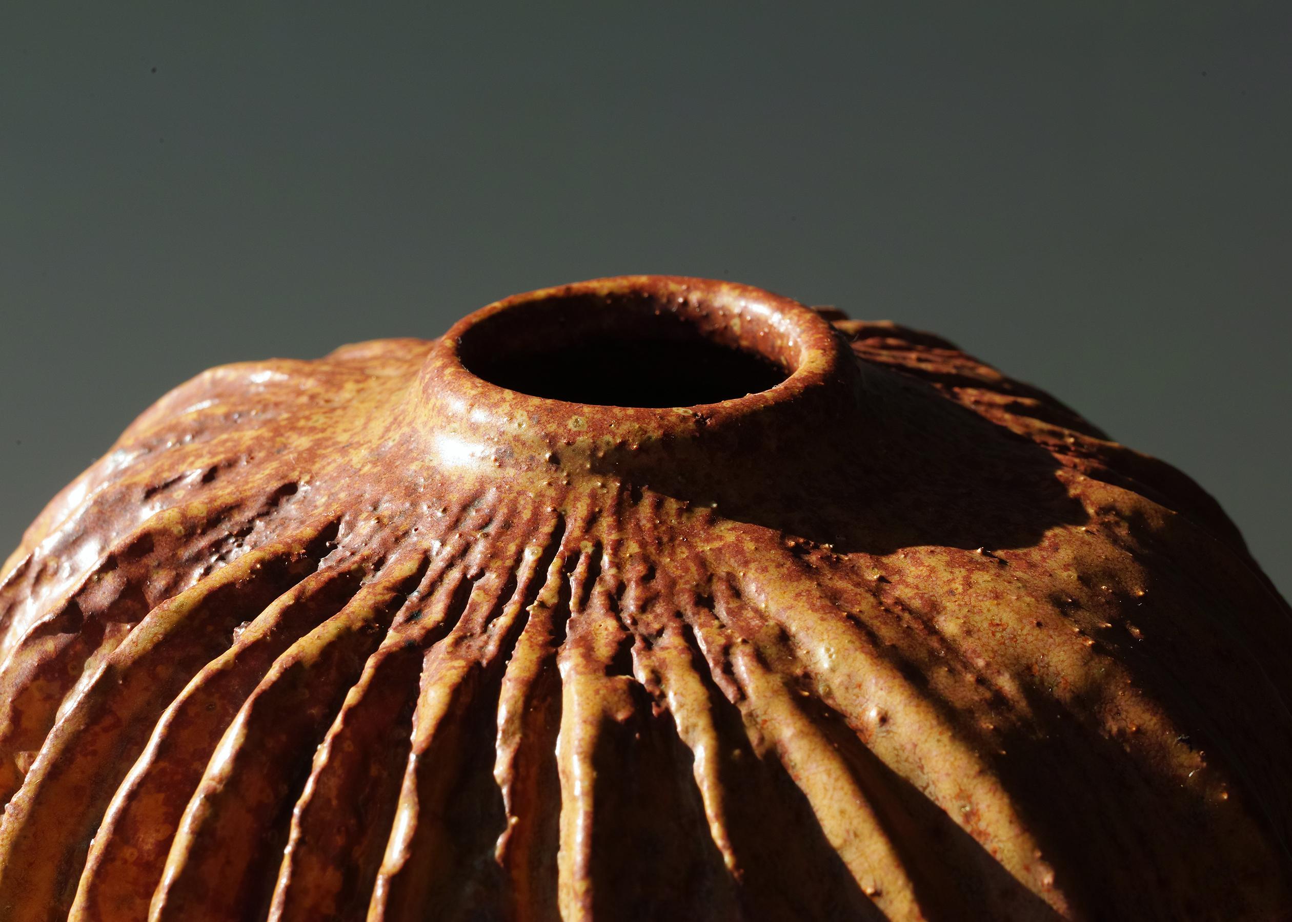 Vase organique Victoria Littlejohn Studio Pottery en vente 6