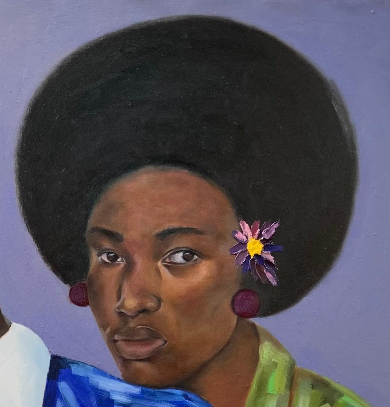 Love is Pain - Contemporary Painting by Victoria Makinde