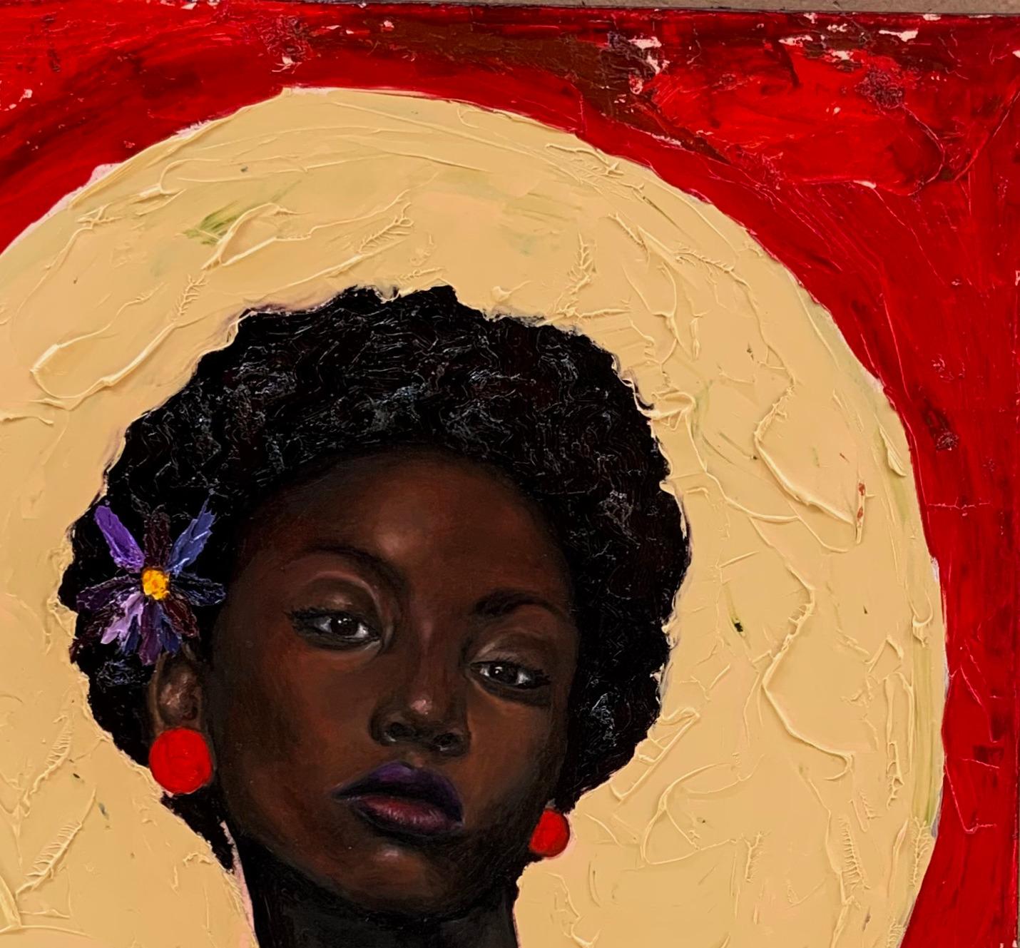 Untitled - Contemporary Painting by Victoria Makinde