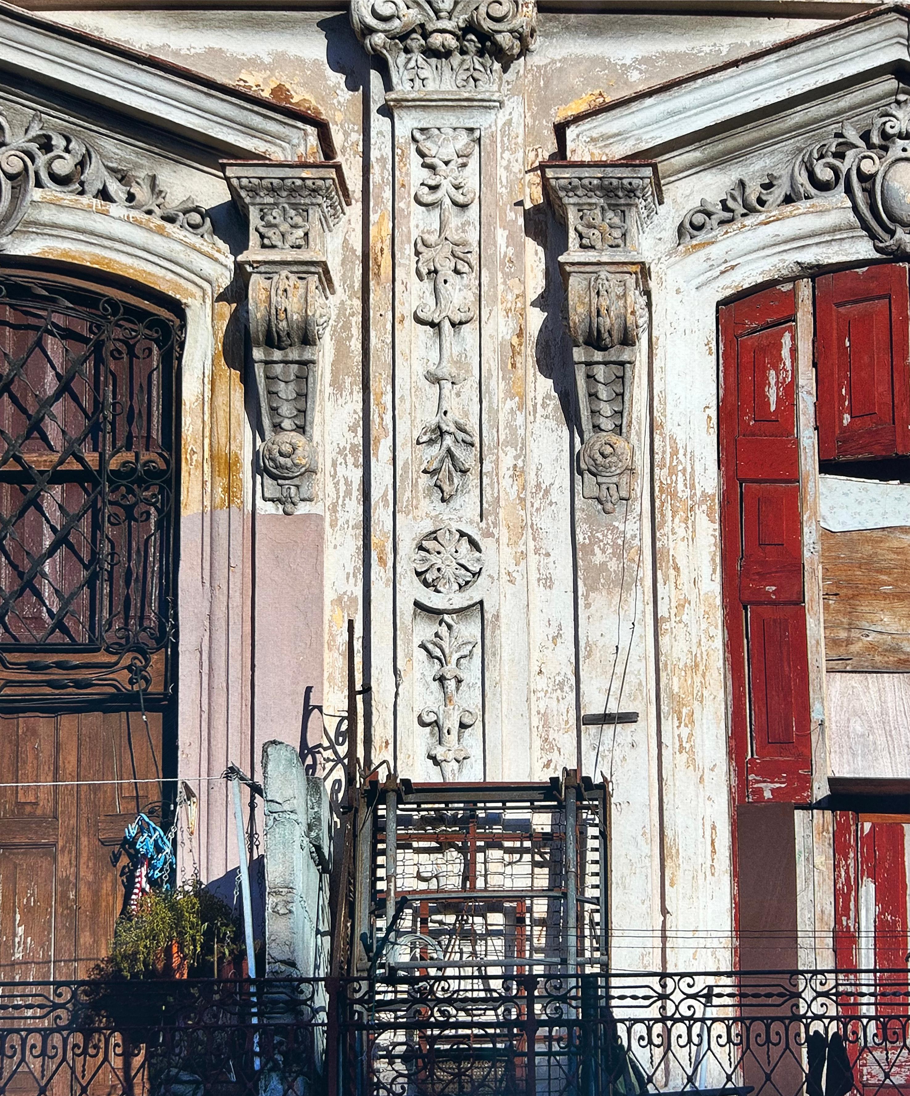 Victoria Montoro Zamorano Balconies Cuba Photograph, Havana, Cuba Paseo del Pado For Sale 1