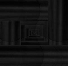 Victoria Pillar Black Tea Light Candle Holder Set