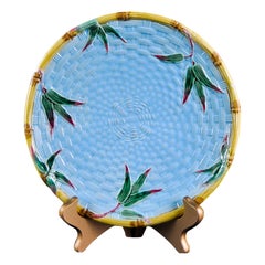 Victoria Pottery 'VPC' Majolica Plate English, circa 1875