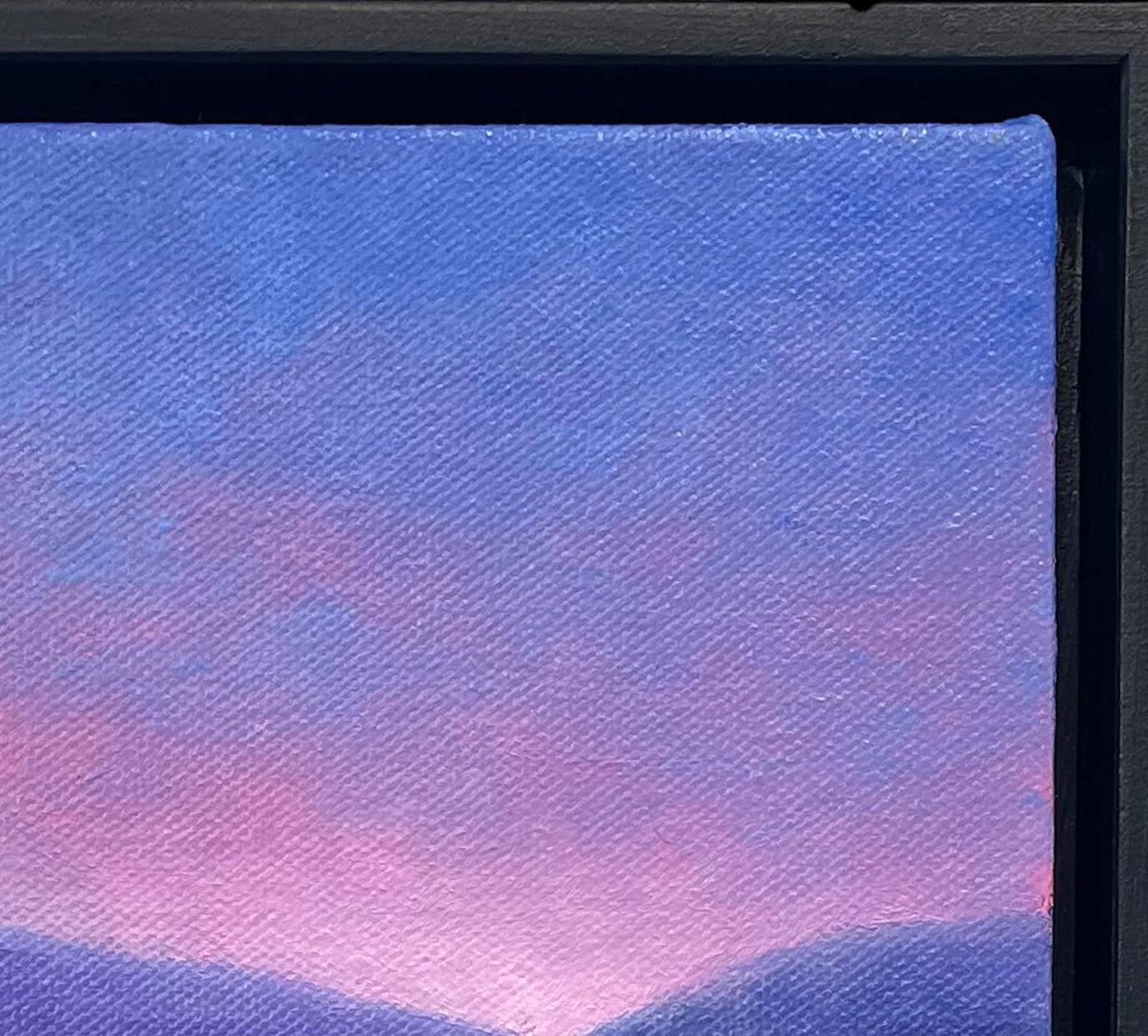 Blue Moon Headlands - Contemporary Painting by Victoria Veedell