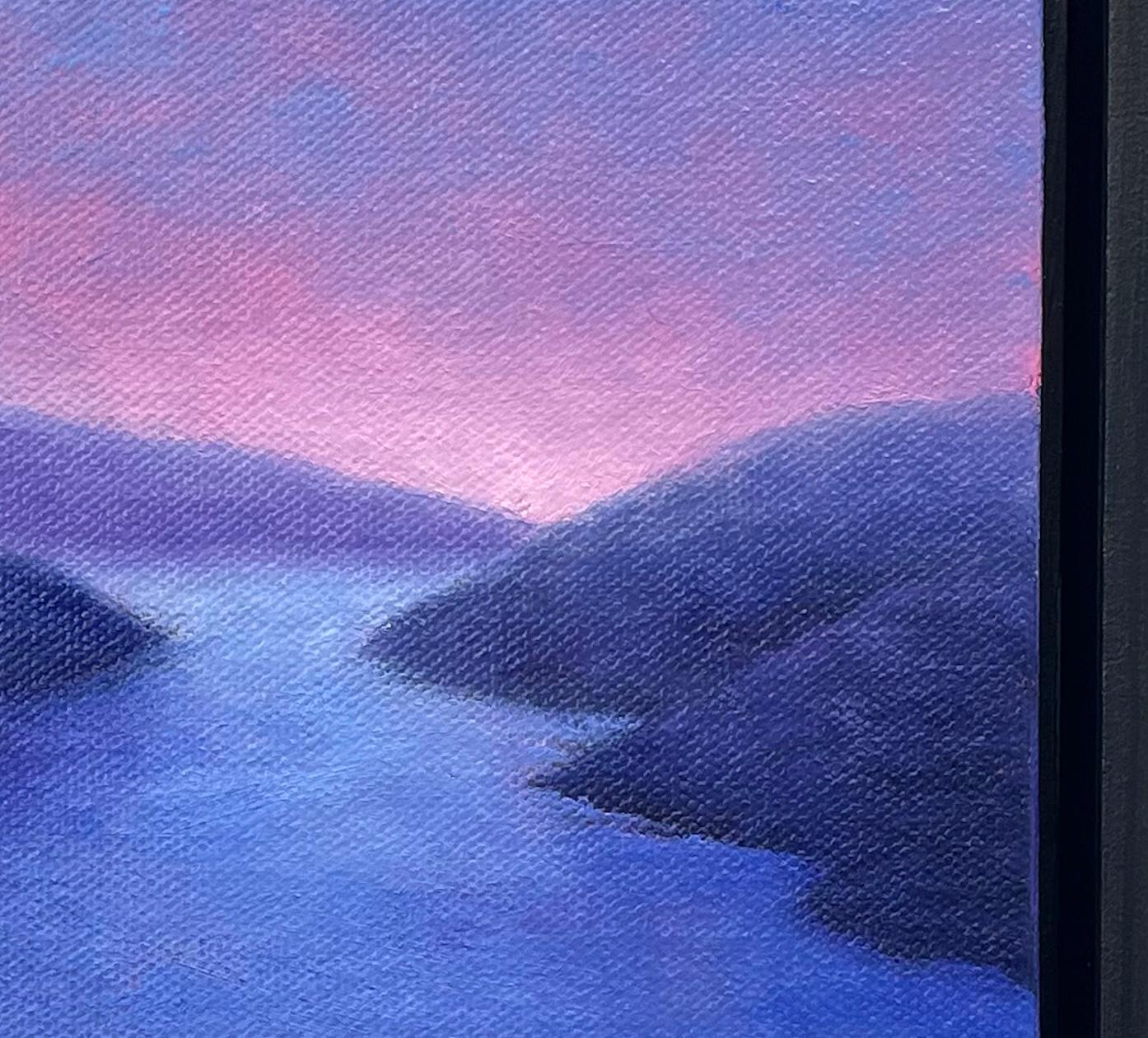 Victoria Veedell captures the essence of nature by examining the effects of light on form in the natural world in her softly glowing landscape paintings. Inspired by her travels throughout Iceland, Shanghai, India, and Japan, as well as local