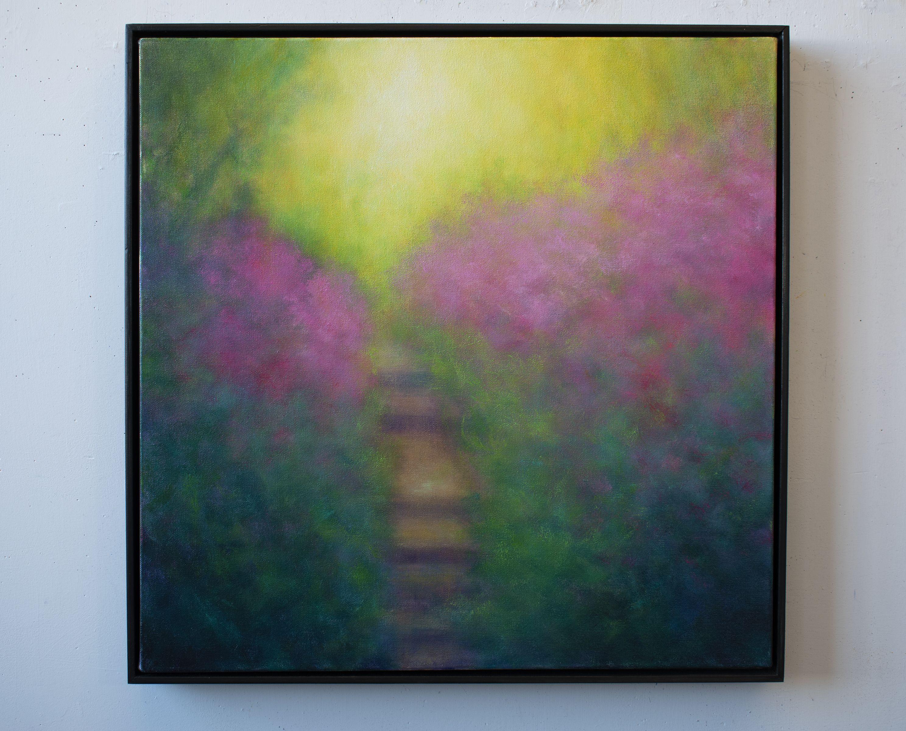 Into The Garden, Gemälde, Öl auf Leinwand im Angebot 1