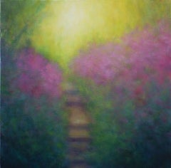 En el jardín, Pintura, Óleo sobre lienzo