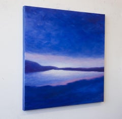 Low Sky Over Laugarvatn, Painting, Oil on Canvas