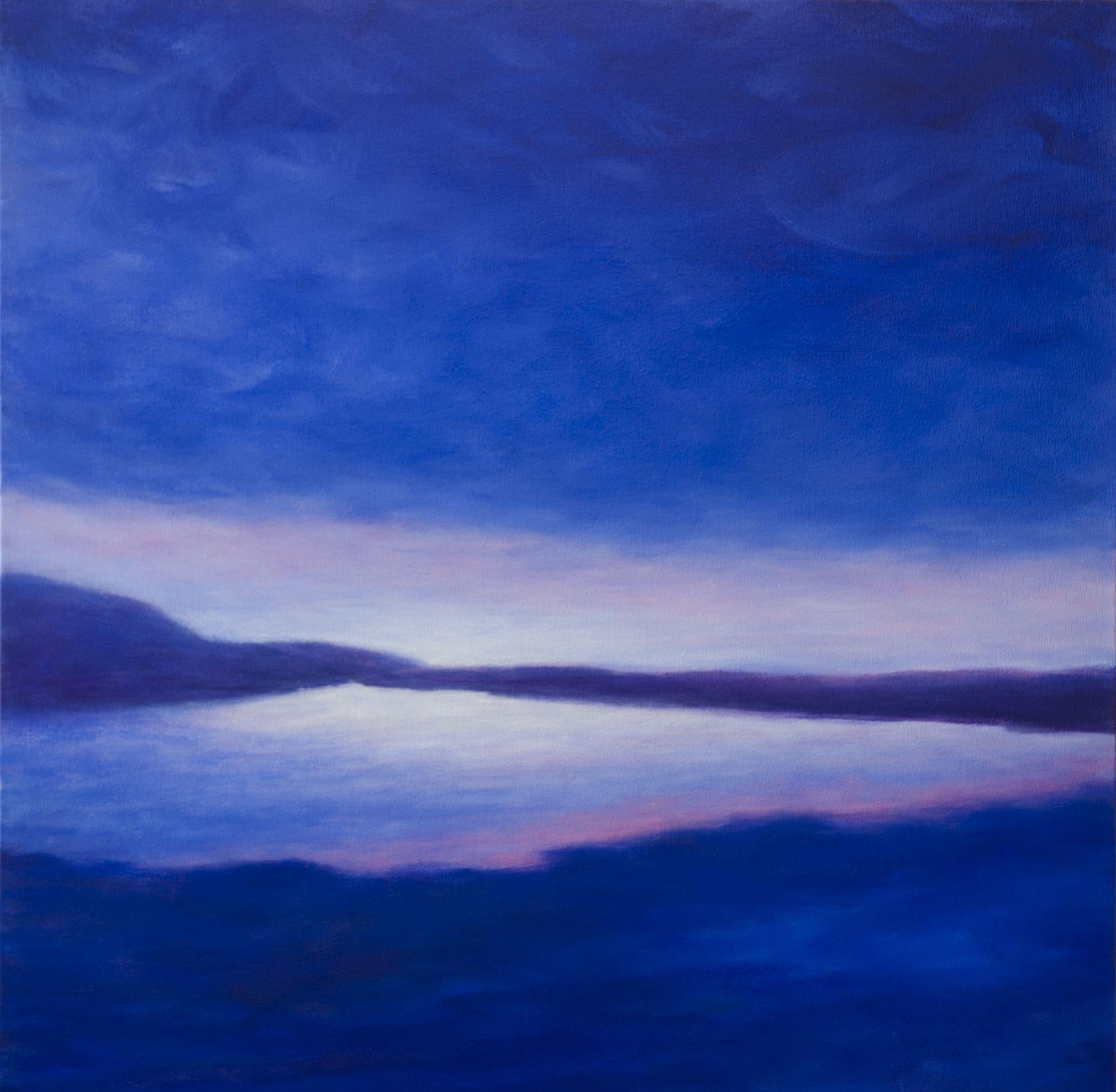 Victoria Veedell Landscape Painting - Low Sky Over Laugarvatn, Painting, Oil on Canvas