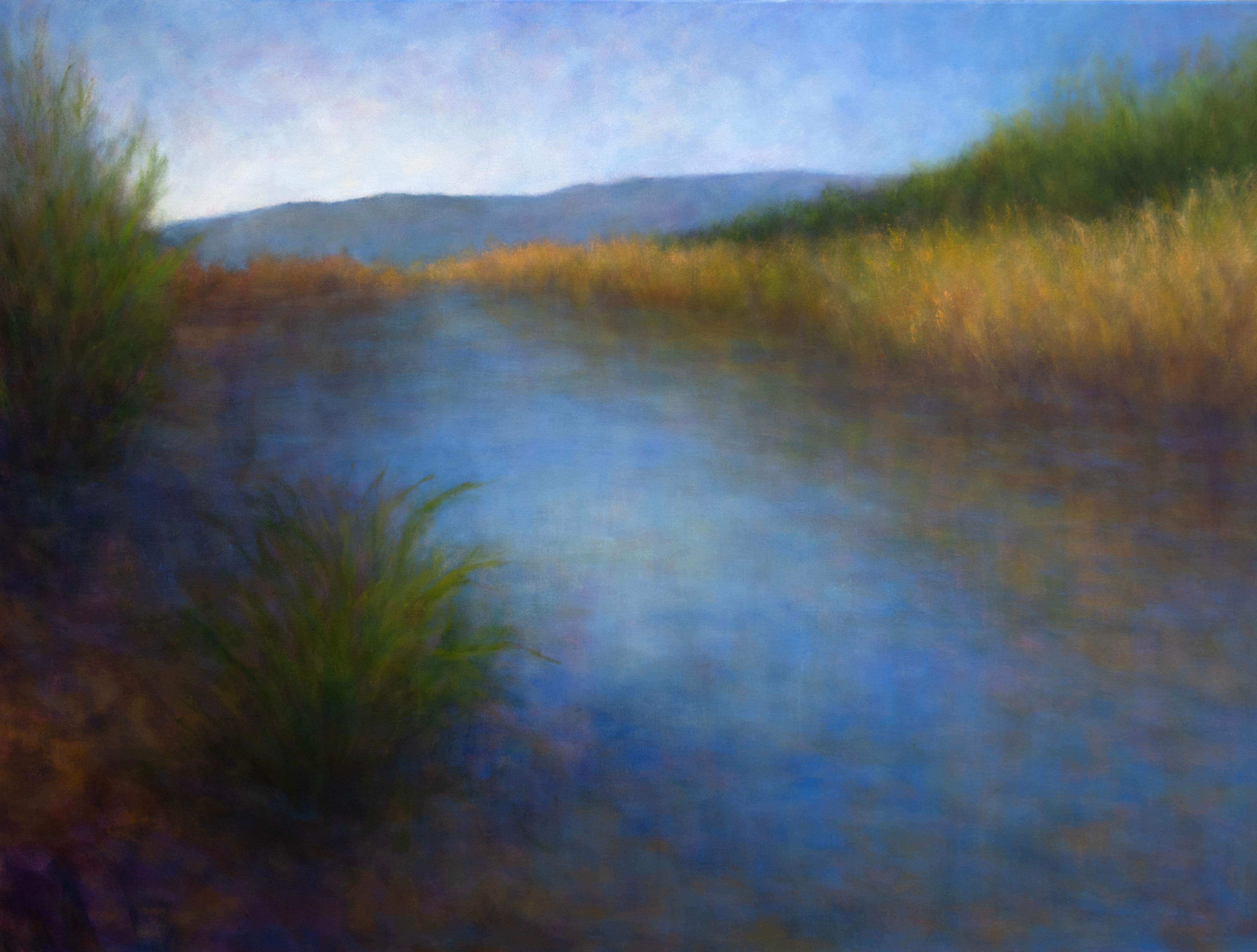 Victoria Veedell Landscape Painting - River Runs Deep