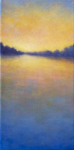 Spring Sunset, Painting, Oil on Canvas