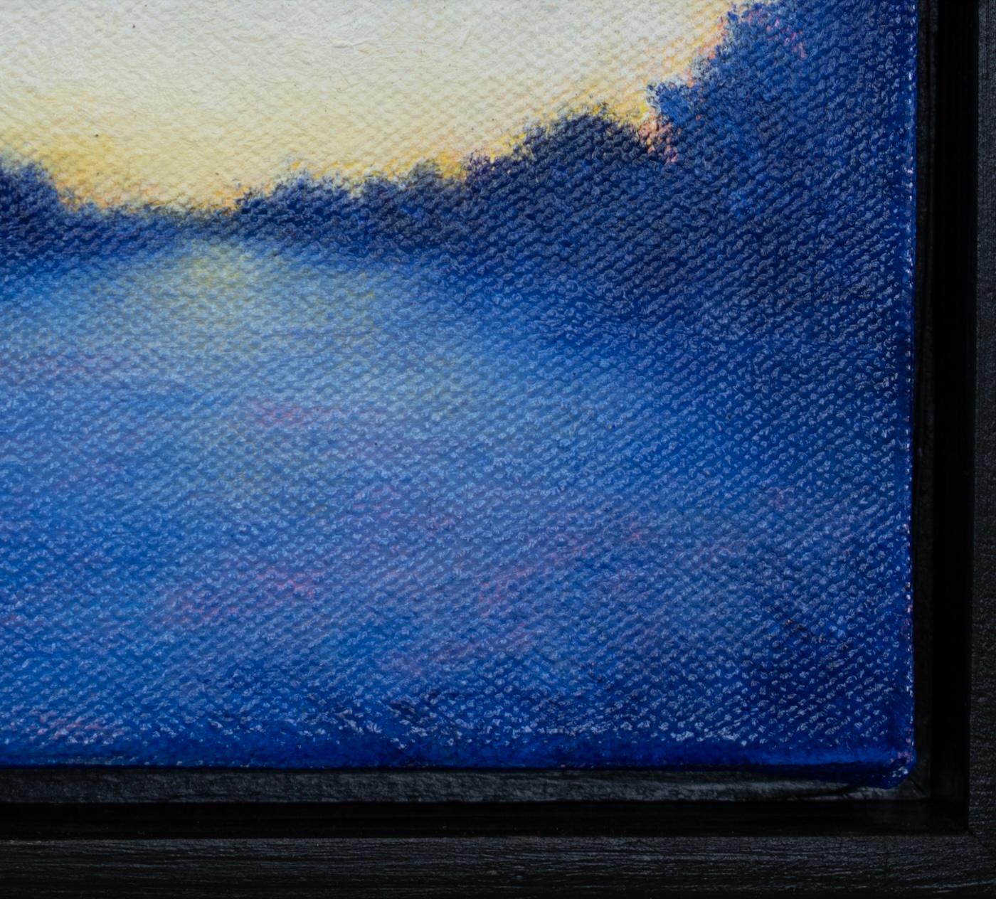 Souvenirs d'été - Bleu Abstract Painting par Victoria Veedell