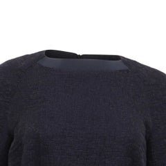 Victoria Victoria Beckham Belted Dress in Black Wool