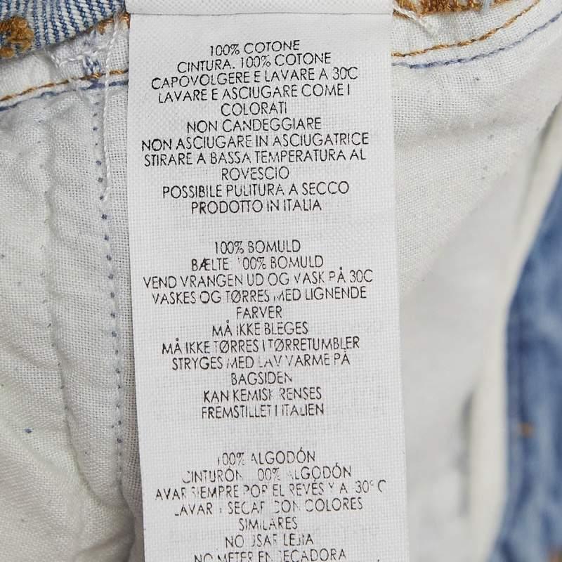 Donna Victoria Victoria Beckham Jeans cropped in denim blu Vita 25