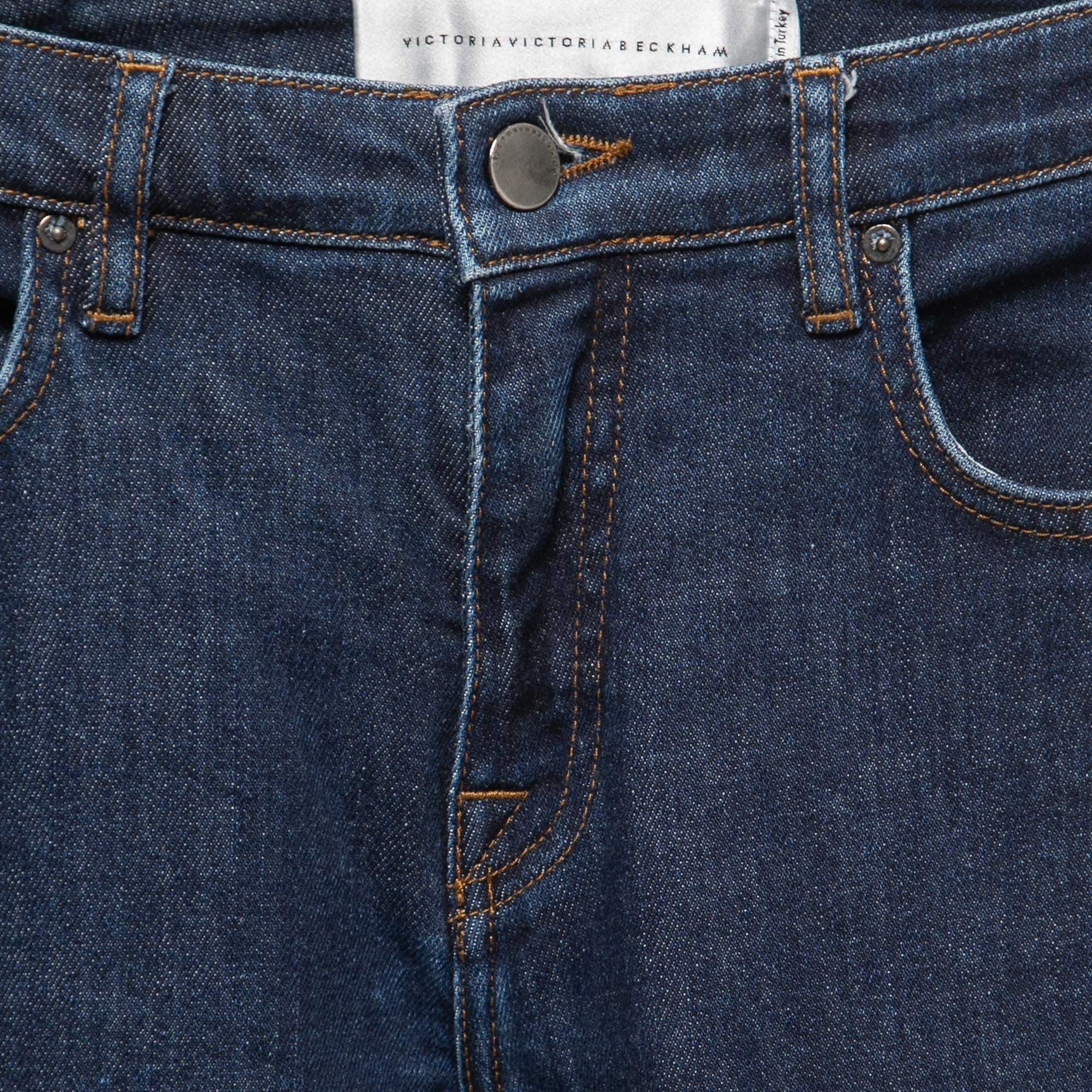 Victoria Victoria Beckham Blau Denim Flared Jeans S Taille 25
