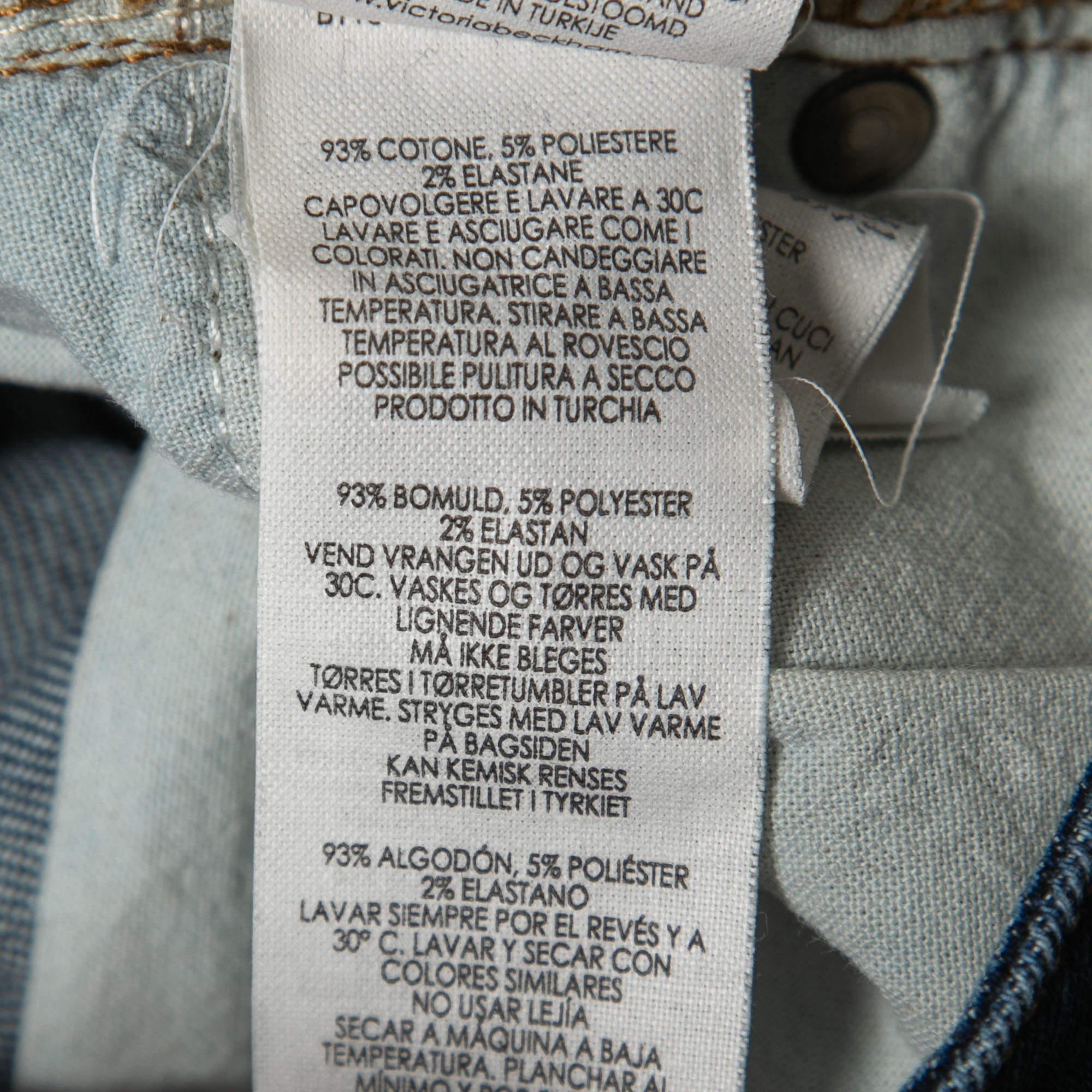 Victoria Victoria Beckham Blau Denim Flared Jeans S Taille 25