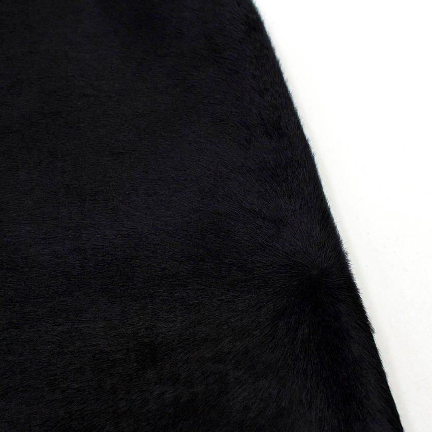 Victoria Victoria Beckham Wool & Calf Hair Dress - Size US 8 For Sale 3