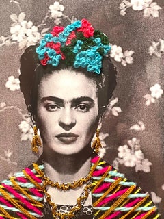 Frida - Embroidered Image with thread