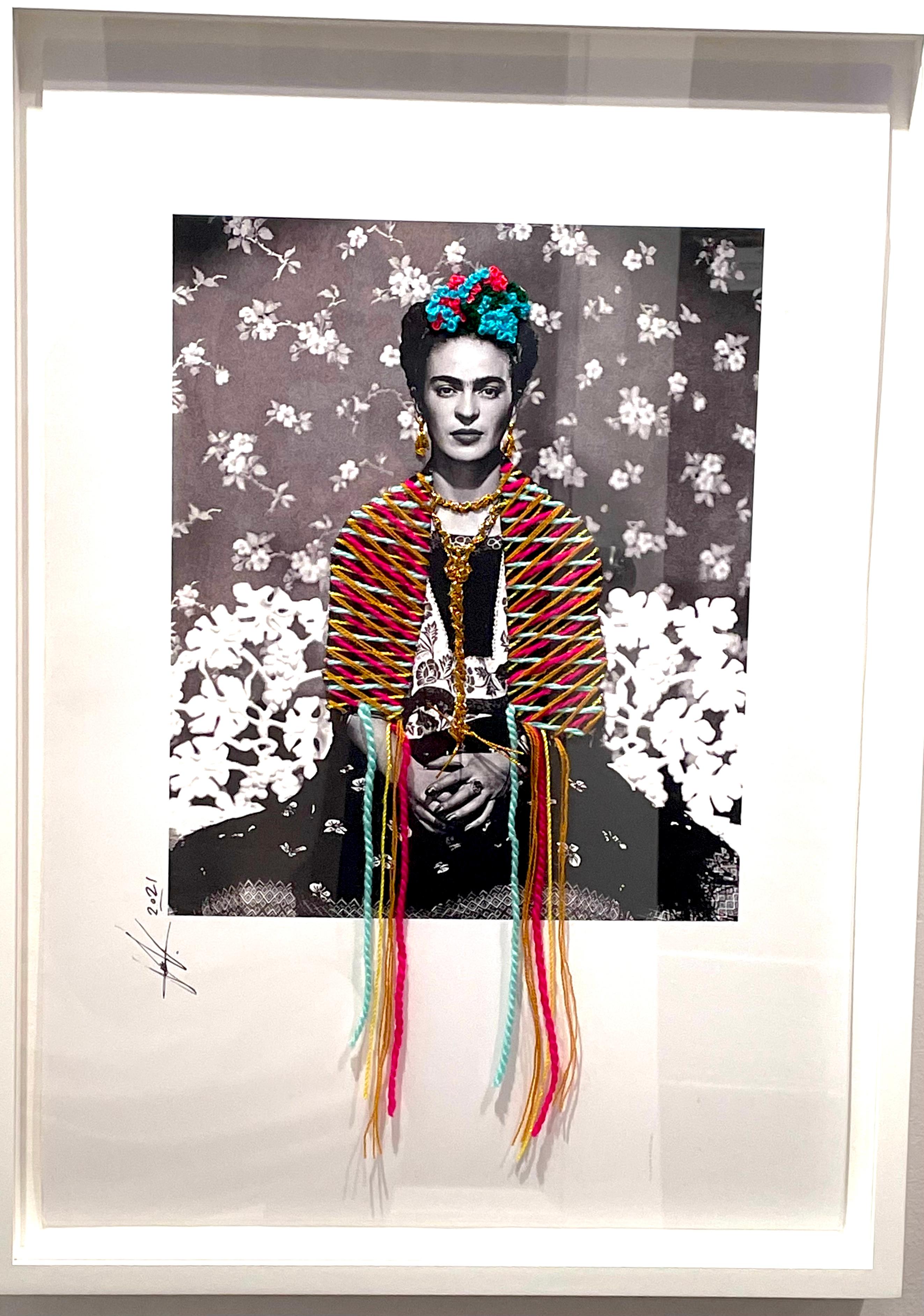 Frida - Embroidered Image with thread