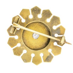 Victorian 0.20ct Diamond Star Brooch, c.1880s