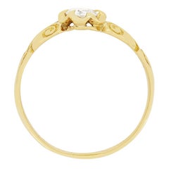 Victorian 0.40ct Diamond Solitaire Ring, c.1880s