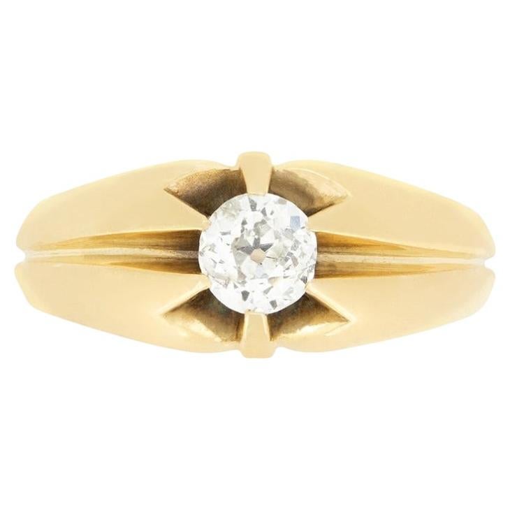 Anello con diamante vittoriano da 0,55 carati, c.1900 in vendita