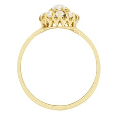 Victorian 0.60ct Daisy Cluster Ring, c.1880s