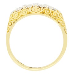 Victorian 0.65ct Diamond Five Stone Ring, c.1880s