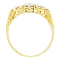 Victorian 0.70ct Diamond Five Stone RIng, c.1880s