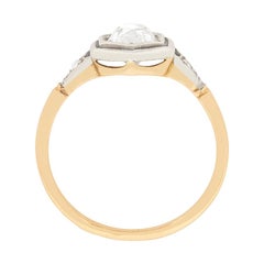 Victorian 0.78 Carat Diamond Solitaire Engagement Ring, circa 1880s