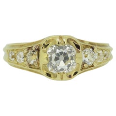 Bague victorienne en diamant de 0,85 carat