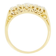 Victorian 0.85ct Diamond Five Stone Ring, c.1880s