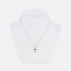 Victorian 0.90 Carat Old Cut Diamond Pendant