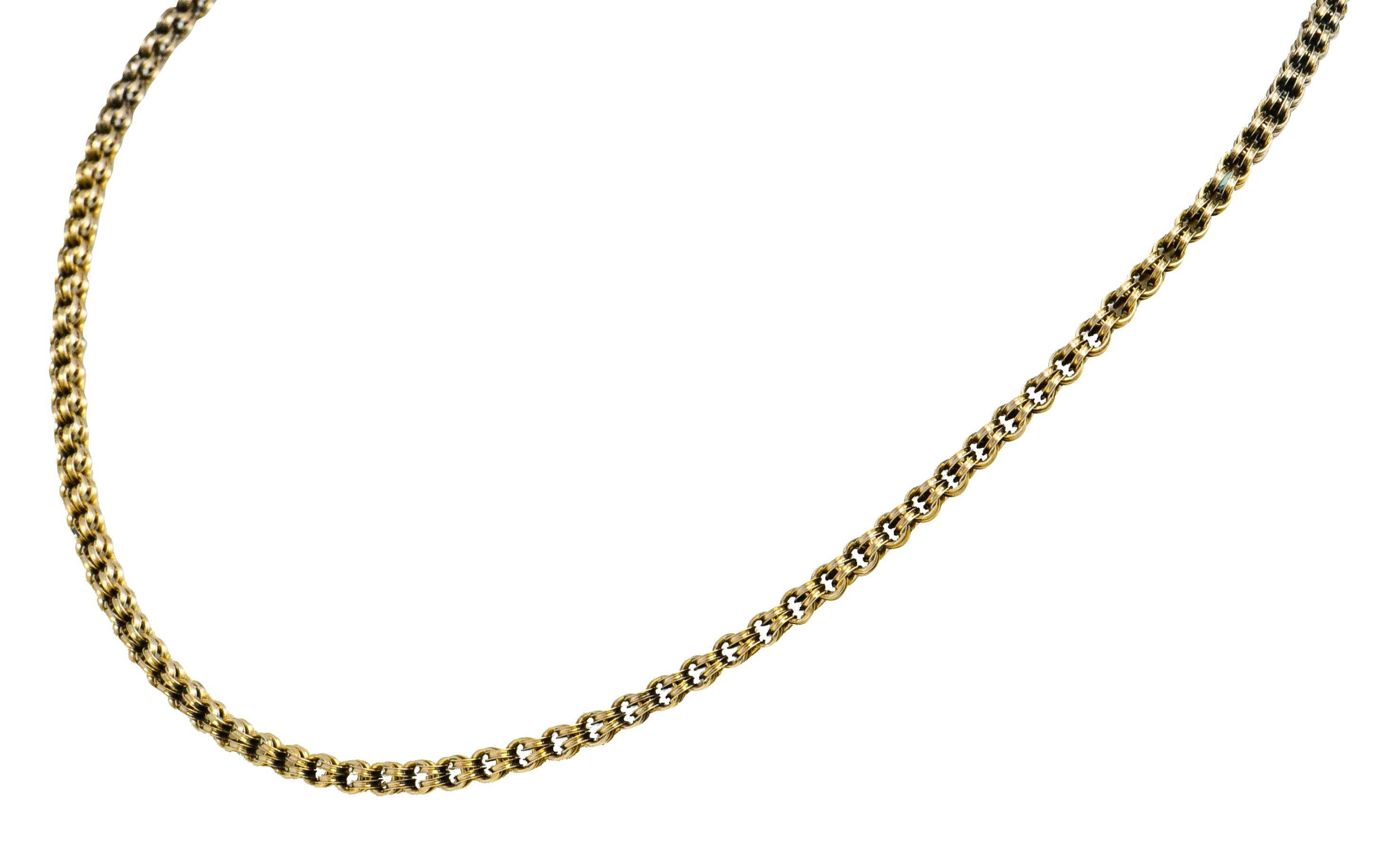 Victorian 10 Karat Gold Chain Necklace 1