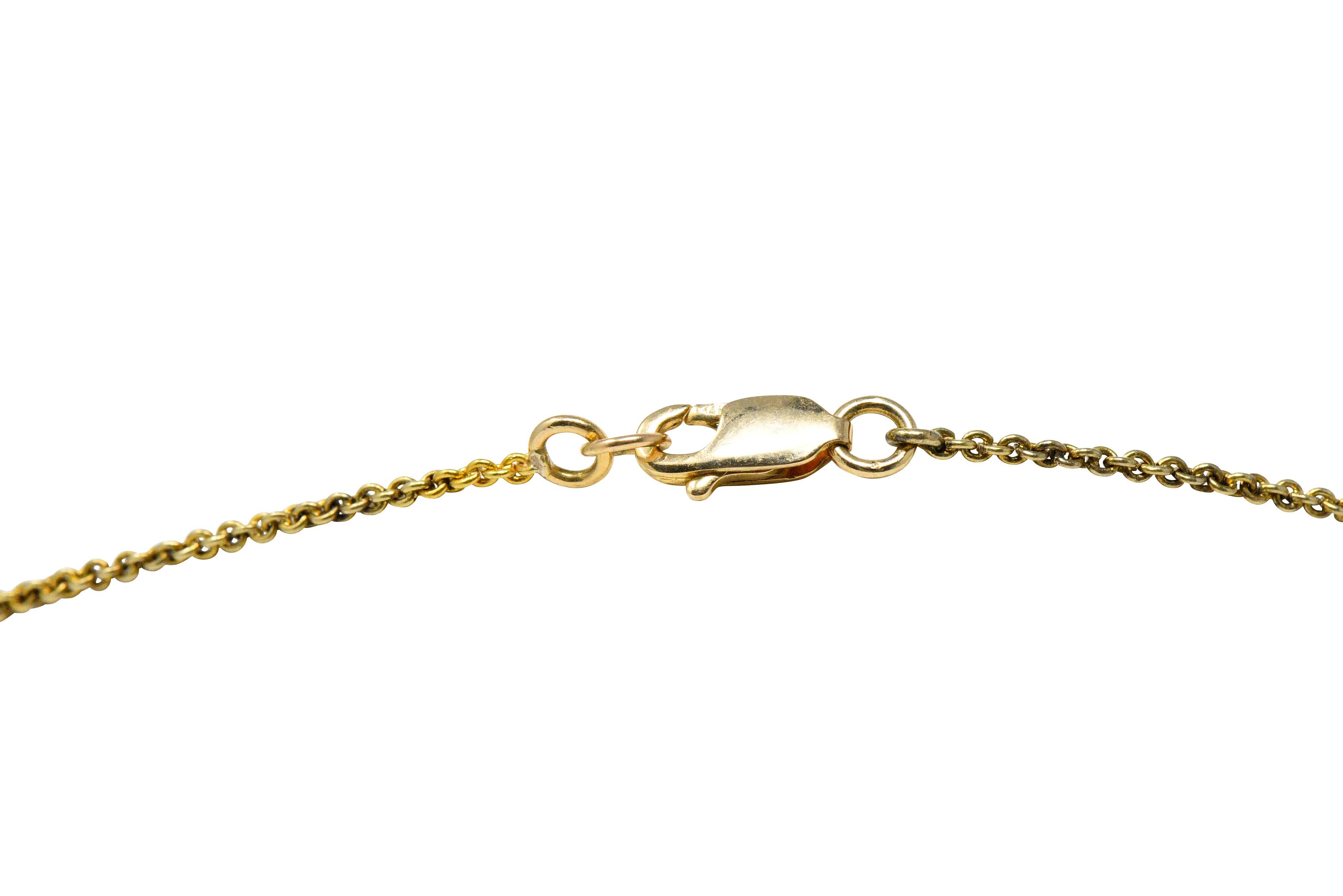 Victorian 10.00 Carat Aquamarine Seed Pearl 14 Karat Gold Swag Necklace 2