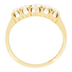 Victorian 1.00ct Diamond Five Stone Ring, hallmarked 1886