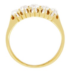 Victorian 1.00ct Diamond Five Stone Ring, Hallmarked 1891