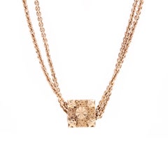 Victorian 10 Karat Gold and Diamond Chain