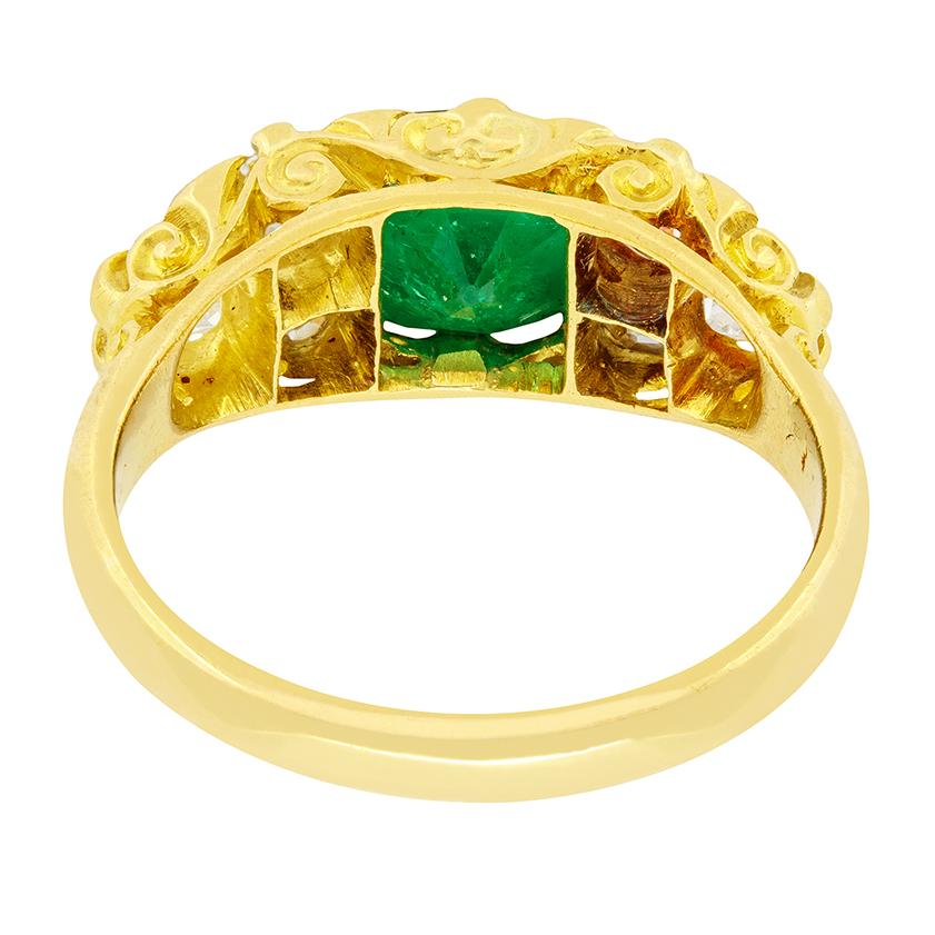 emerald victorian ring