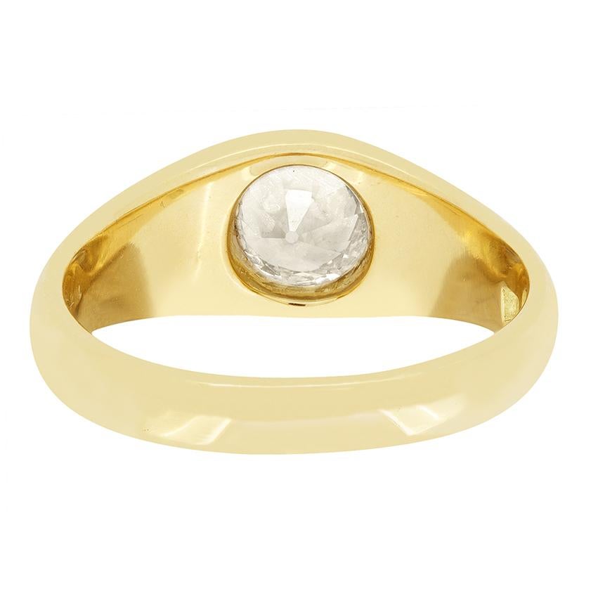 Viktorianischer 1,15-Karat-Diamant-Zigeuner-Ring, um 1880 im Zustand „Gut“ im Angebot in London, GB