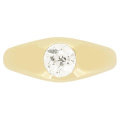 Victorian 1.15ct Diamond Gypsy Ring, c.1880s