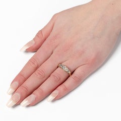 Victorian 1.30ct Diamond Five Stone Ring, c.1880s