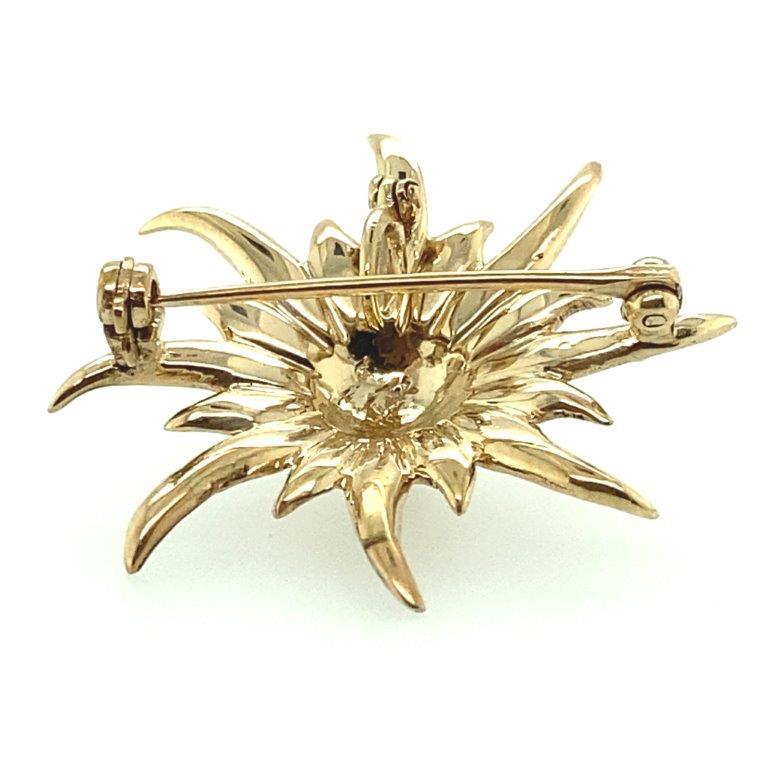 Victorian 14 Karat Gold Seed Pearl Pendant/Brooch 1
