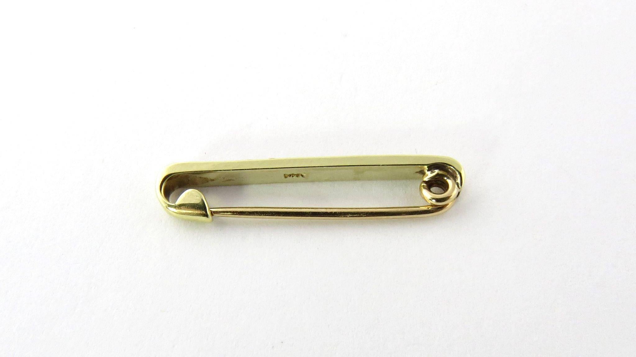 Victorian 14 Karat Yellow Gold and Seed Pearl Bar Pin Brooch In Good Condition In Washington Depot, CT
